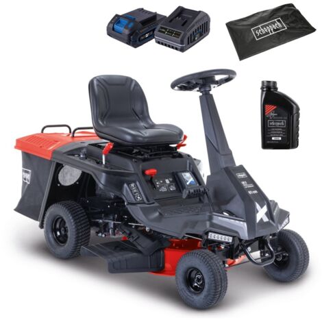 Benzin-Aufsitzrasenmäher MR235-61 Scheppach - 6,0PS  61cm Schnittbreite  150L Korb  LED Leuchte  E-Start  4 Vorwärtsgänge  inkl. Öl & Motorhaube