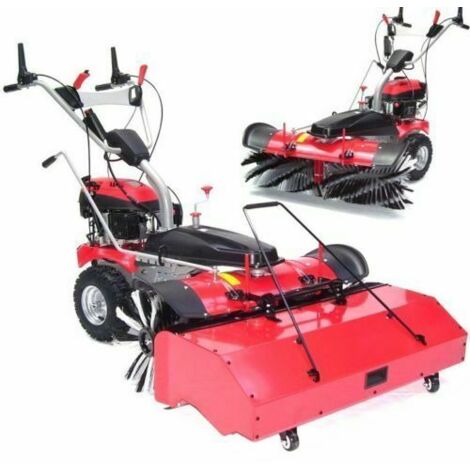 Benzin Kehrmaschine 1000 Motorbesen mit Auffangbehälter 55743/47