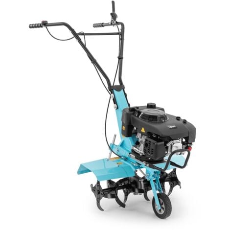 HILLVERT Benzin-Motorhacke Benzin-Gartenfräse Gartenhacke Bodenhacke 140 cm³ 2500 W 60 cm