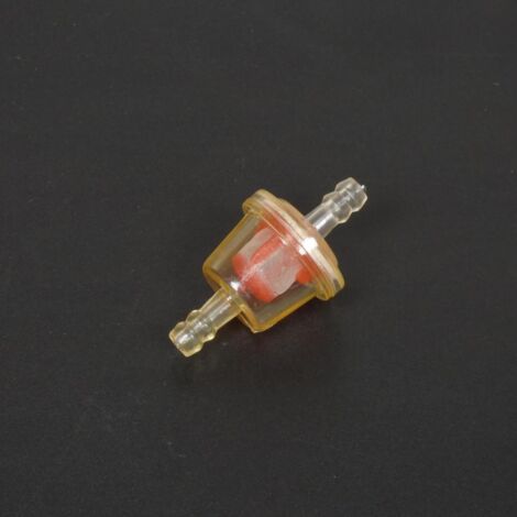 benzinfilter schlauch 6mm transparent rot für motorrad roller