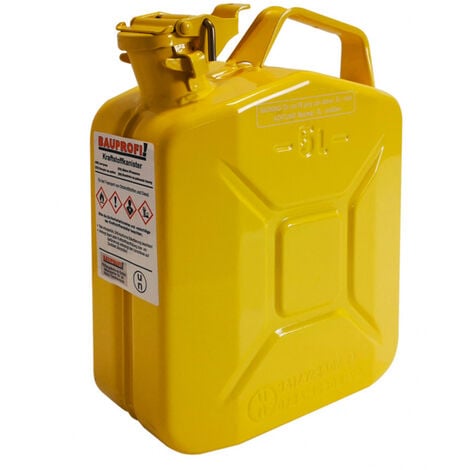 5x 20 Liter VALPRO Benzinkanister Reservekanister + Sicherungsstift GGVS  METALL 