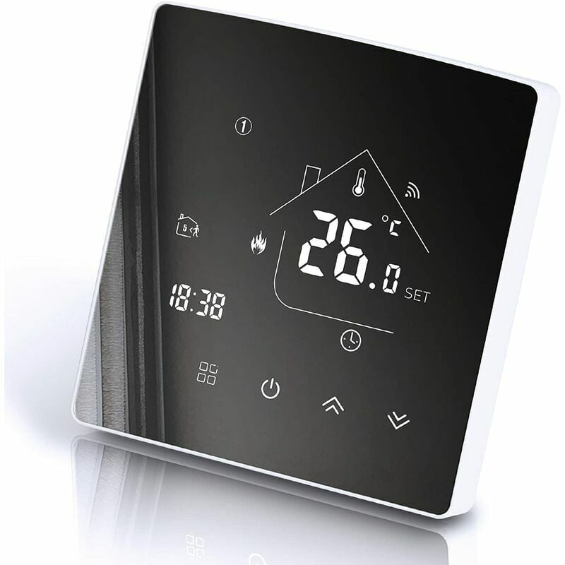 Lucky-88 - Beok Tuya Thermostat Intelligent Thermostat de Chauffage Thermostat d'ambiance Thermostat WiFi Thermostat pour Chauffage par Le Sol de