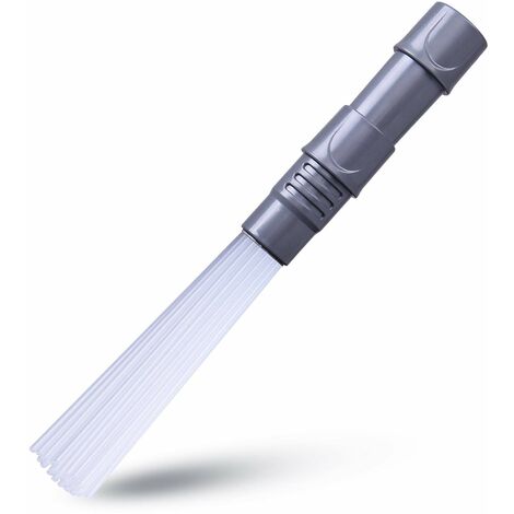 BEPER 50.900 Spazzola Flessibile, Vacuum Cleaner, Flexible Brush, Compatibile con Aspirapolvere con Tubo 32-35MM, Grigio, Unica