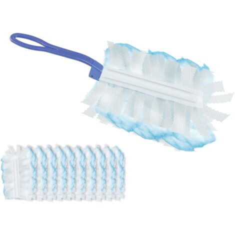 BEPER C203PUL004 Piumino cattura polvere, spolverino duster, catturapolvere pieghevole con 10 ricariche