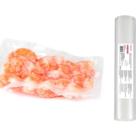 BEPER RCO9003028 Rotolo Sacchetti Sottovuoto 28cmx6M Lavabili e Riutilizzabili, Compatibili con Tutti i Modelli di Macchina Sottovuoto
