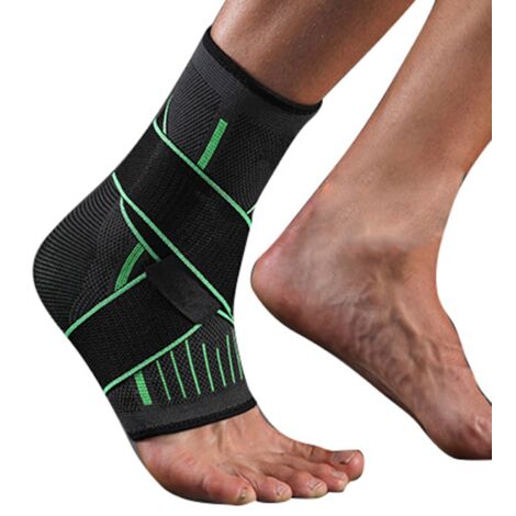 Bequeme und atmungsaktive Knöchelbandagen mit Doppeldruck für Laufen, Basketball und Volleyball, Größen L und XL.