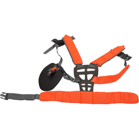 Bequemer, gepolsterter Doppelschultergurt, verstellbarer Schultergurt für Glühfadentrimmer, flexibler Nylon-Oxford-Stoff-Geschirrgurt für Freischneider