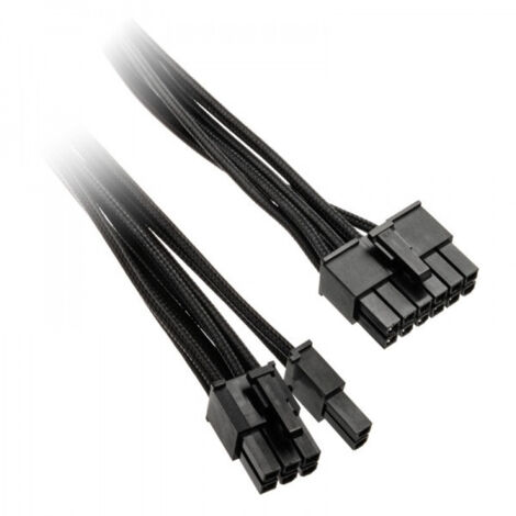 PCE BeQuiet Computer, Strom Kabel [1x ATX-Stecker 8pol. (6+2) - 1x 12 PIN-Stecker (Netzteil)] 0.60 m Sch