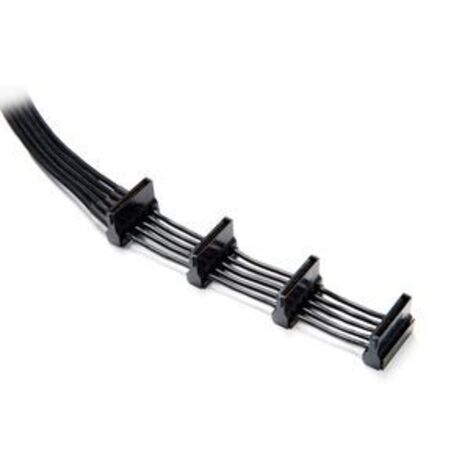BE QUIET BeQuiet Strom Anschlusskabel [4x SATA-Strom-Stecker 15pol. - 1x bequiet Stromanschluss modular] 0.7