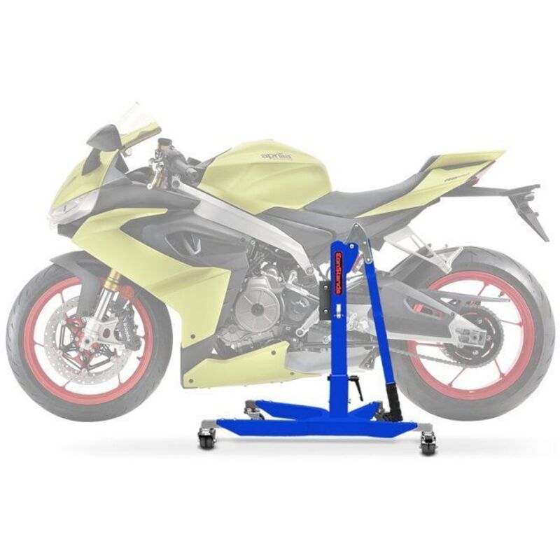 Bequille d'atelier CS Power pour Aprilia RS 660 20-25 bleu