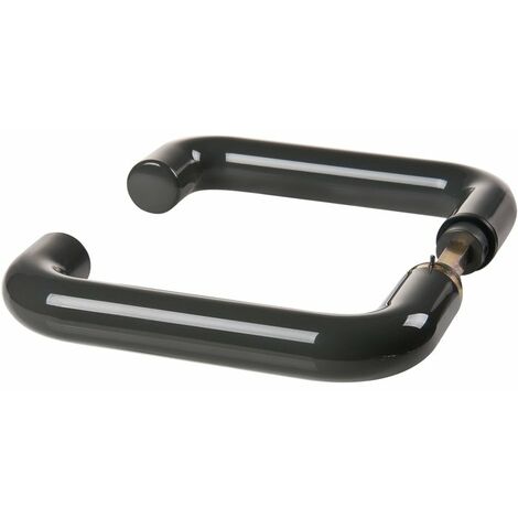 Béquille de porte double gris foncé - Carré 7 mm - NY92F - Normbau