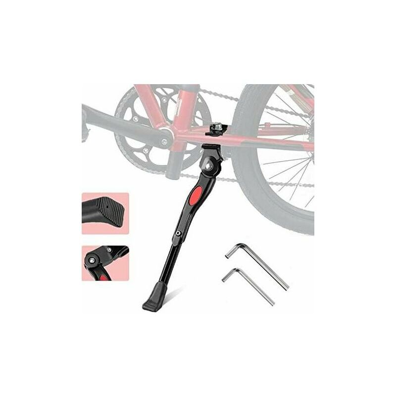 Start - Béquille de vélo réglable pour vélos de 55,9 cm, 61 cm, 66 cm