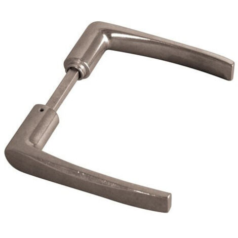 Béquille double 1 portée aluminium poli carré de 7 x 110 mm - BILCOCQ