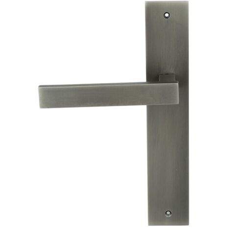 Béquille double aluminium finition époxy noir avec carré inox 7 x 90 mm pour grille et portail Portalis - SAS DUBOIS INDUSTRIE