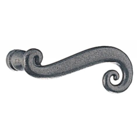 Béquille double AQUITAINE fer époxy noir 1 portée carré de 7 mm - BOUVET NOUVELLE
