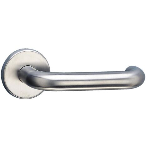 Béquille double contrecoudée sans rosace ni plaque en inox série U NT 83 - NORMBAU