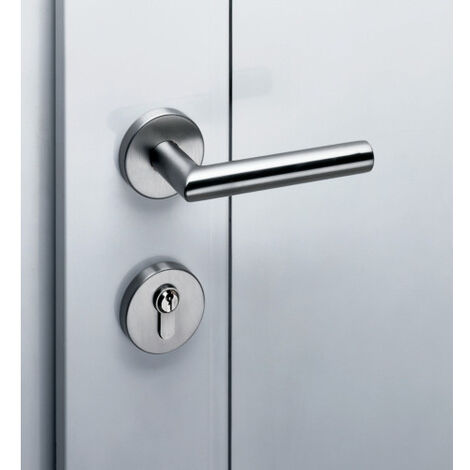 Béquille double droite angle arrondi NT93 inox - NORMBAU