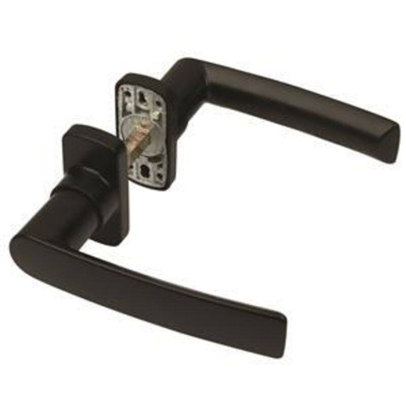 Fapim - Béquille double hera - Finition : Noir RAL9005 mat