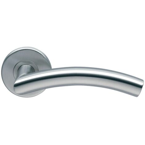 Béquille double inox sur rosace Ligne 19 type C - BRICARD NORMBAU