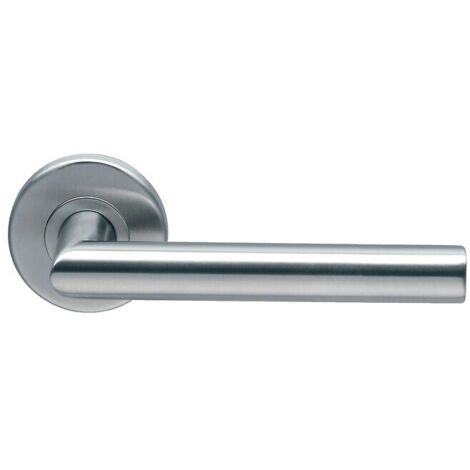 Béquille double inox sur rosace Ligne 19 type V - BRICARD NORMBAU