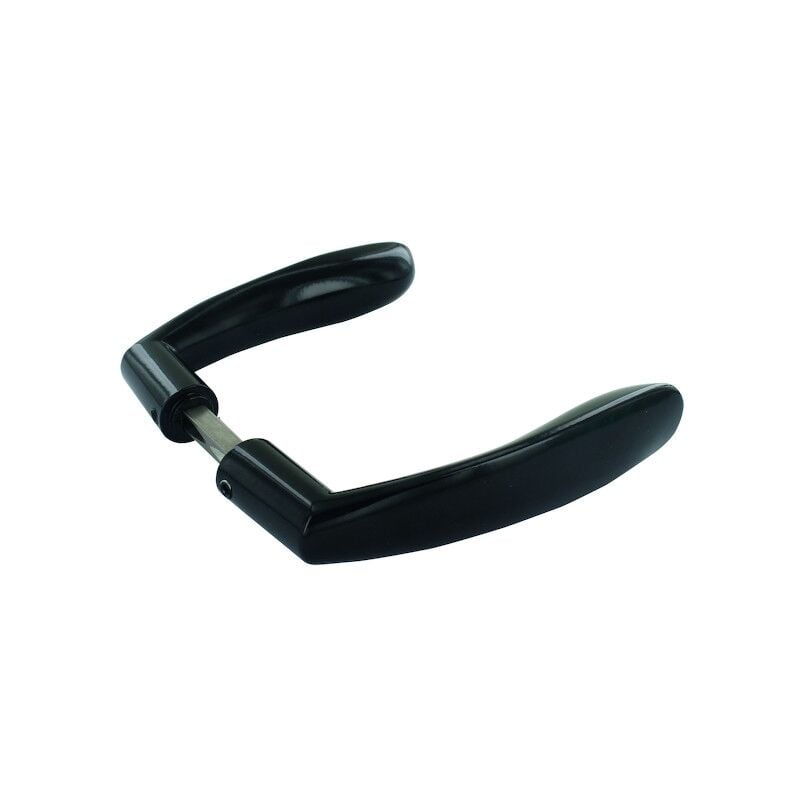 Béquille double pour porte. portail et grille - 7 mm -Portée double - Noir - TIRARD