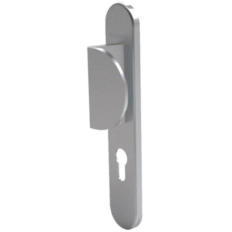 Béquille double palière ligne Arcade entraxe 195 aluminium anodisé argent - NORMBAU