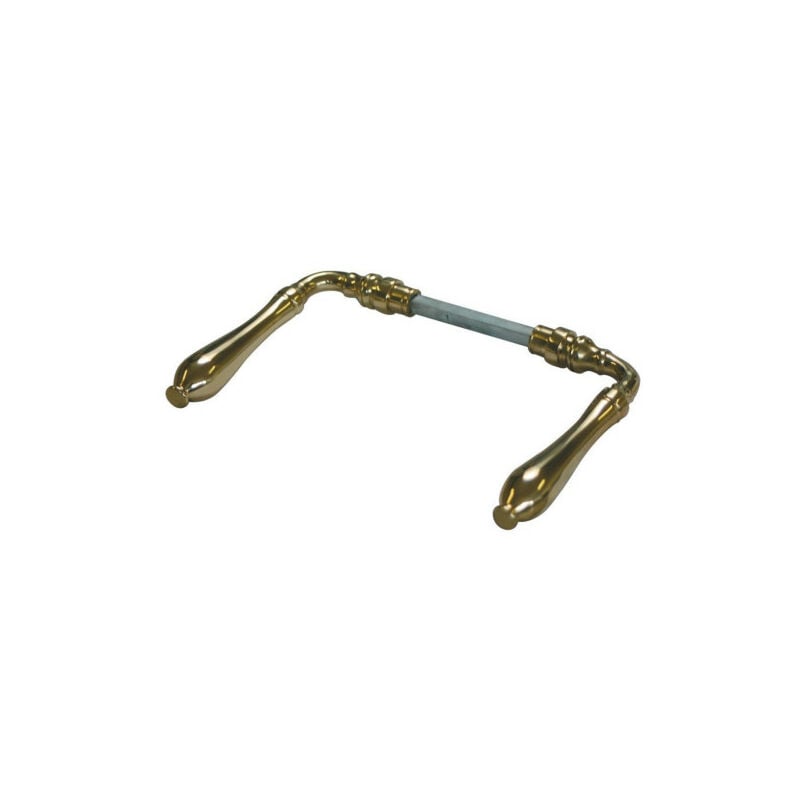 Devismes - Béquille double poire en laiton poli