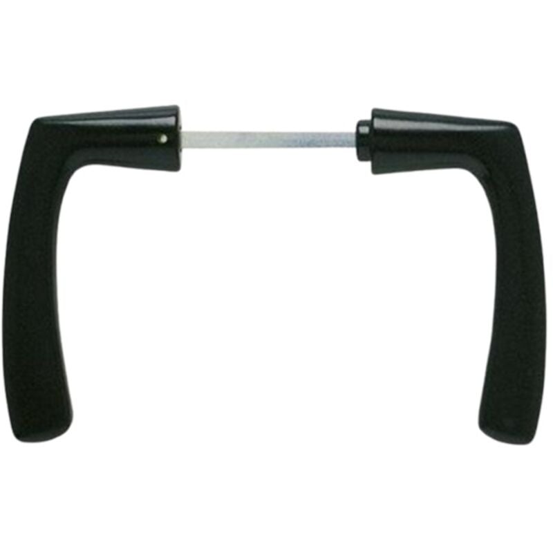 Dubois Industries - Béquille double pour porte. portail et grille PORTALISNOIR1P - Section du carré : 7 mm - Longueur du carré : 110 mm - Portée : 1