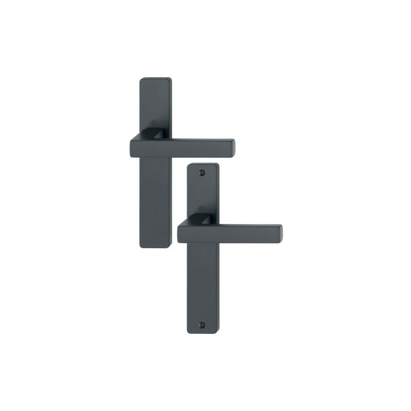 Hoppe - Ensemble de poignées de porte sur plaque toulon