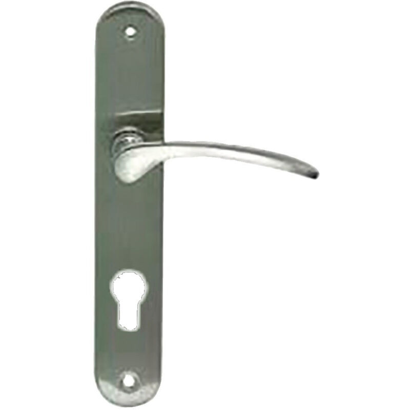 Cadap - Ensemble de poignée clé i sara laiton nickelé mat CYAR1591/19BF