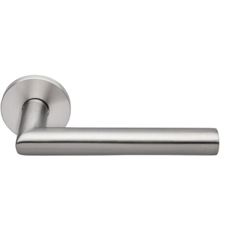 Béquille double sur rosace JADE slim inox poli bec de cane diamètre 19mm SL02 HERACLES B INOX SL02