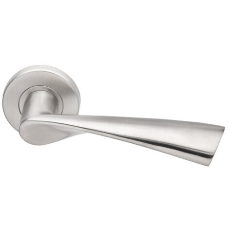 Béquille double sur rosace massive inox 4002 - HERACLES - B-INOX-BM02