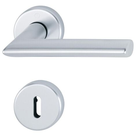 Hoppe 3894193 De Sécurité Garniture De Rechange De Tokyo – ö Norme La Distance 88 Mm, Plaque Longue Profil Protection Pour épaisseur De Porte 67–72 Mm Sans Noyau Cylindre, Classe 3, En