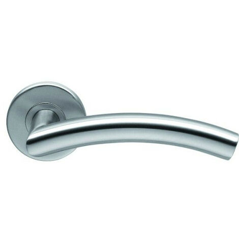 Béquille double vague ZG31.7/40 inox EST - NORMBAU Argent