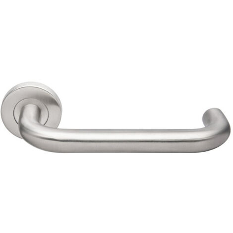 Béquille double XL sur rosace JADE bec de cane spécial PMR inox 1294 - HERACLES - B-INOX-02XL