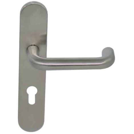 Béquille Medoc Standard Sur Plaque 195 Inox Brossé - Clé L
