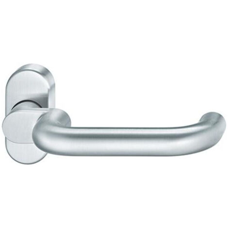 Béquille PT pour vantail fixe, 06 1070, avec rosace, ovale, F69