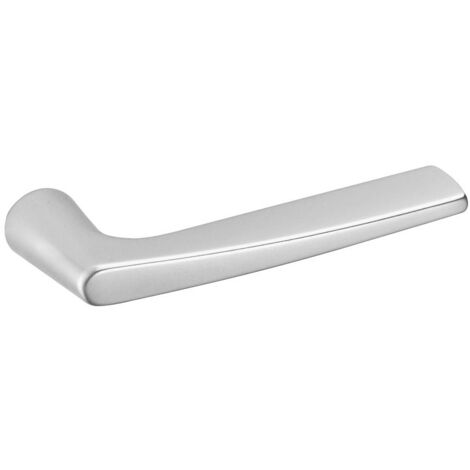 Béquille simple en aluminium finition argent carré de 7 pour ensemble sur plaque porte palière - VACHETTE