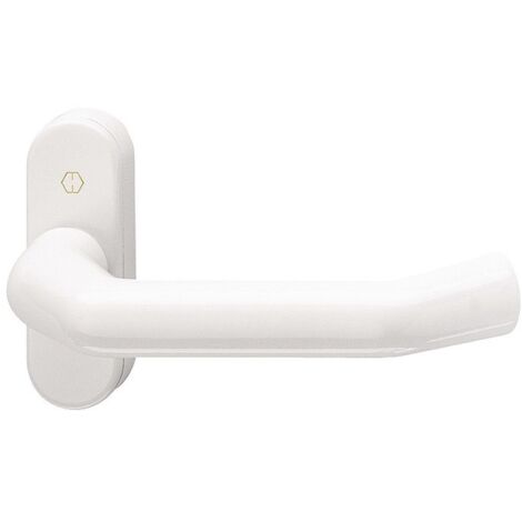 Béquille sur rosace pour menuiserie métallique F1 (la paire) HOPPE 597314