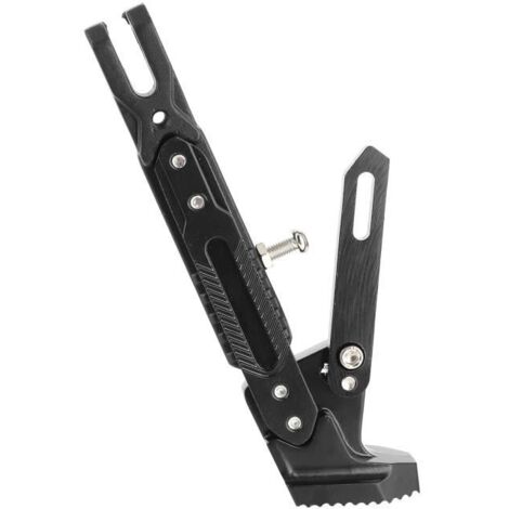 Béquille universelle Support latéral universel de moto Support de pied réglable Support de béquille de jambe de