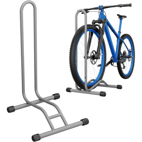 Béquilles de vélo amovibles, largeur de pneu jusqu'à 80 mm, 20-28 pouces, support de roue arrière, pour VTT, vélo de route,  (gris,1 Place)