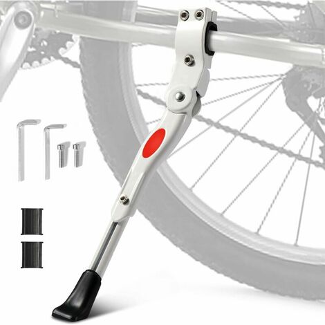 Béquille réglable en alliage d'aluminium pour vélo, béquille latérale  arrière de 26, 27.5, 29 pouces, roues 700C - AliExpress