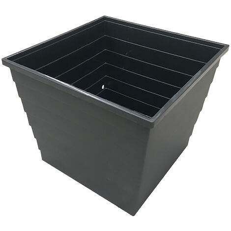 BERA WaterUps vaso da fiori per esterni autoinnaffiante - Nero