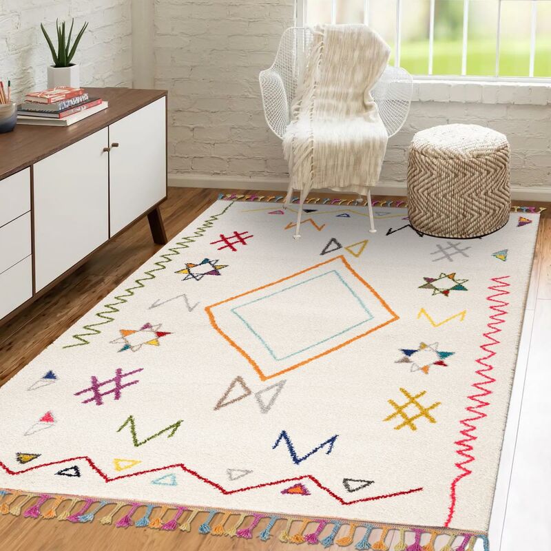 

Berber Rug Jadida Style en Crema Polypropylene - Crème