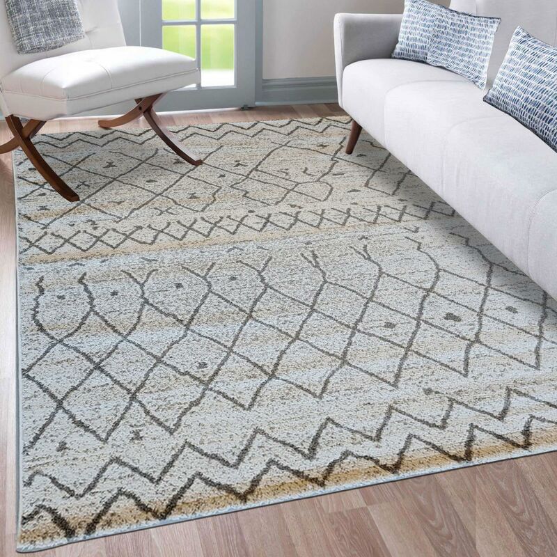 

Berber Carpet Style Ecrual Polypropylene - Ecru