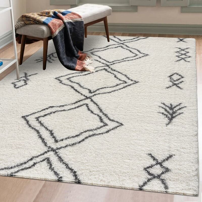 

Berber Rug Style SG Extra extra suave 3 en poliéster crema - Crème