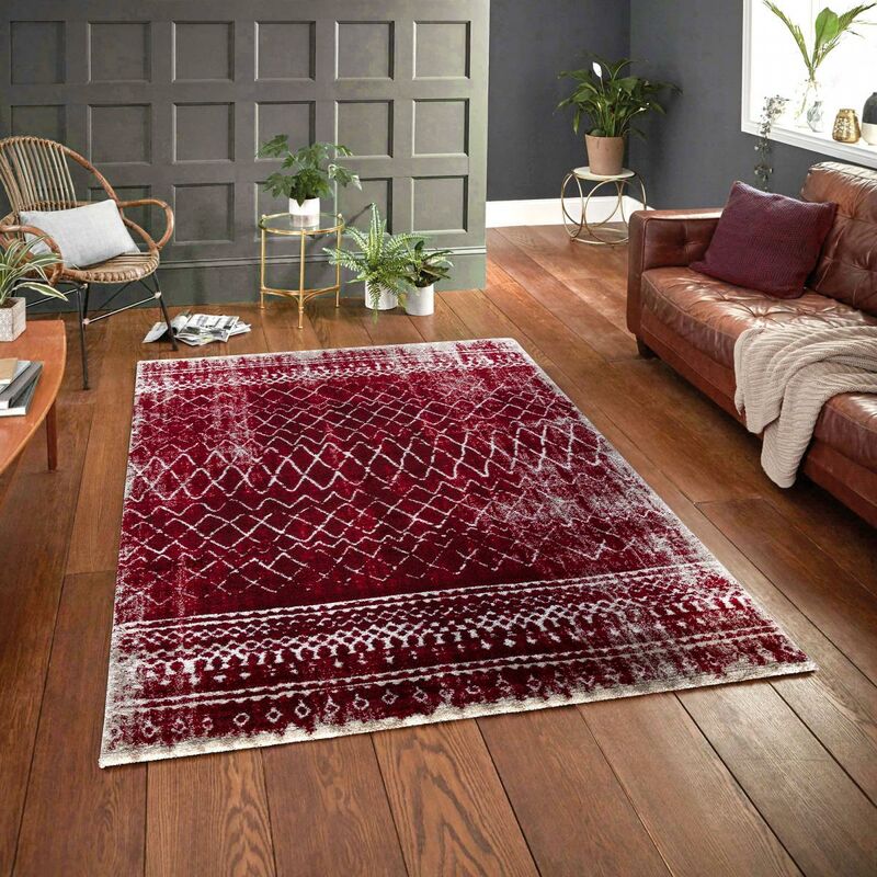 

Alfombra Berber Casaline Style KJ Polypropylene Silver - Rouge