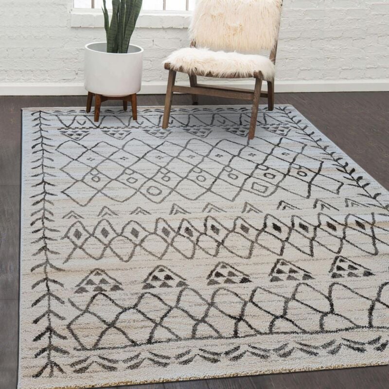 

Berber Rug Zitoun Style Polypropylene Cream - Crème