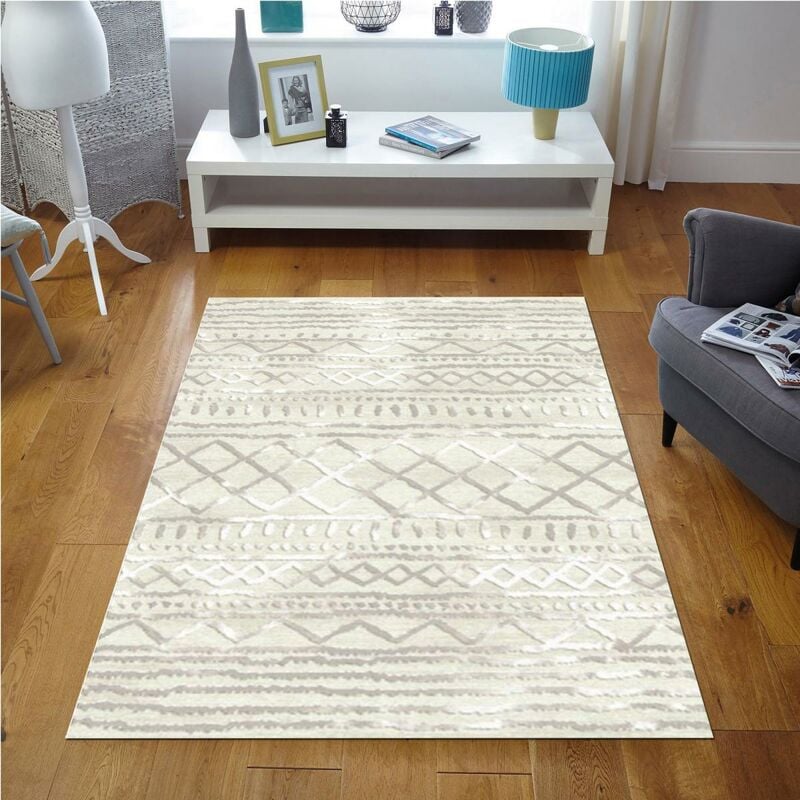 

Berber Rug Style astana kj polipropileno gris - Beige