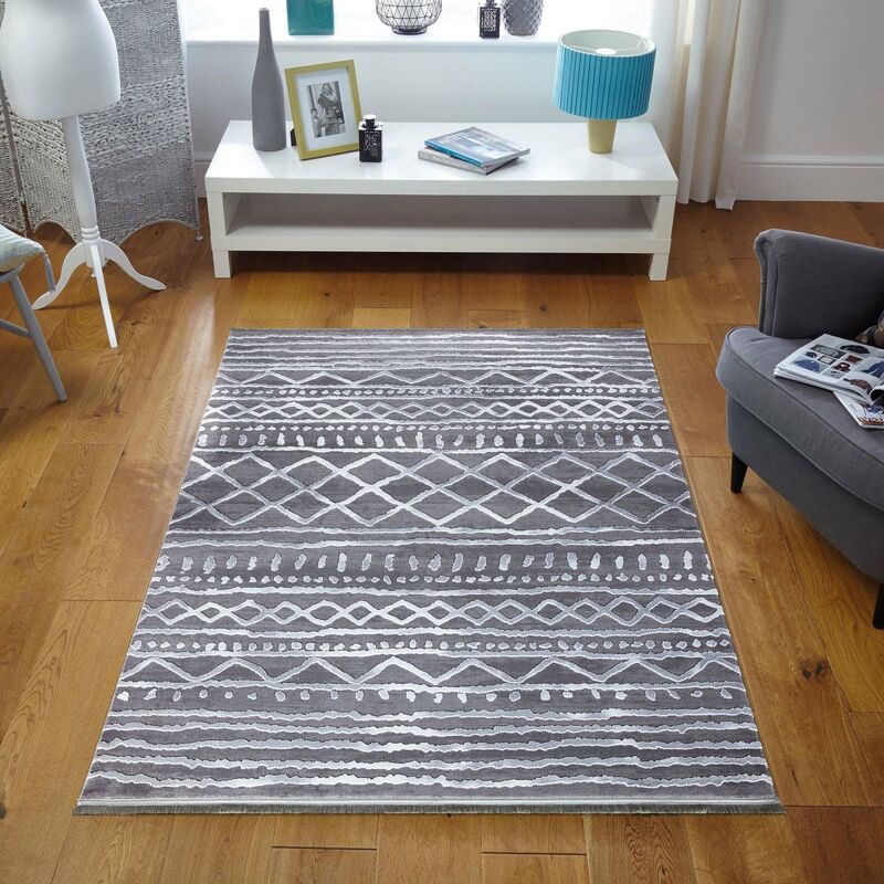 

Berber Rug Style astana kj polipropileno gris - Gris